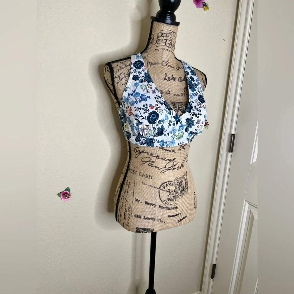 Cremieux Folkrique Floral Bikini Top